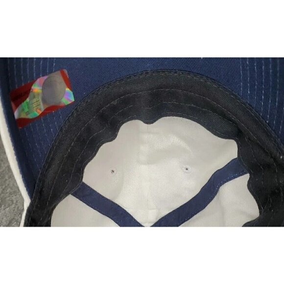 SOLD! NOT AVAIL! Brigham Young Cougars Strapback Dad Hat White Relaxfit RARE cap - Picture 8 of 11